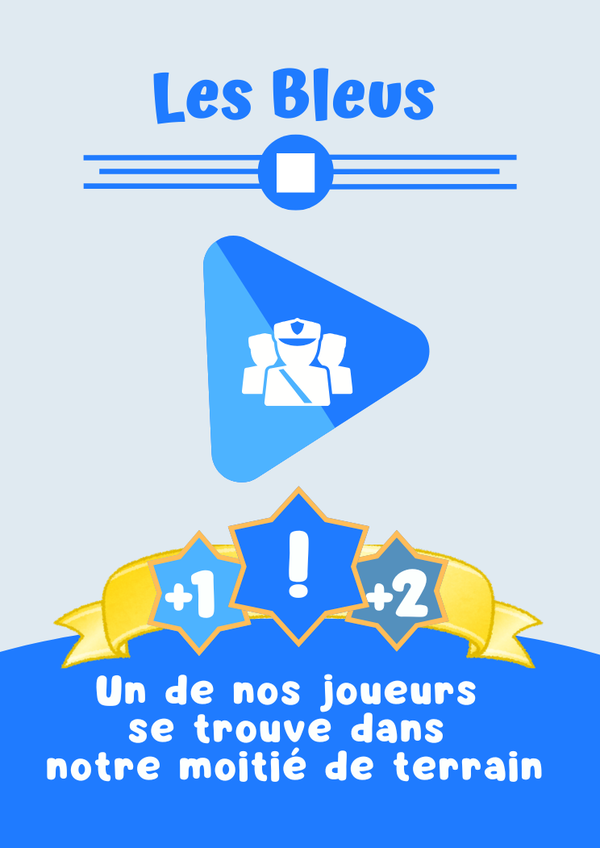 Carte KOMBOskillz Les Bleus, famille tactique